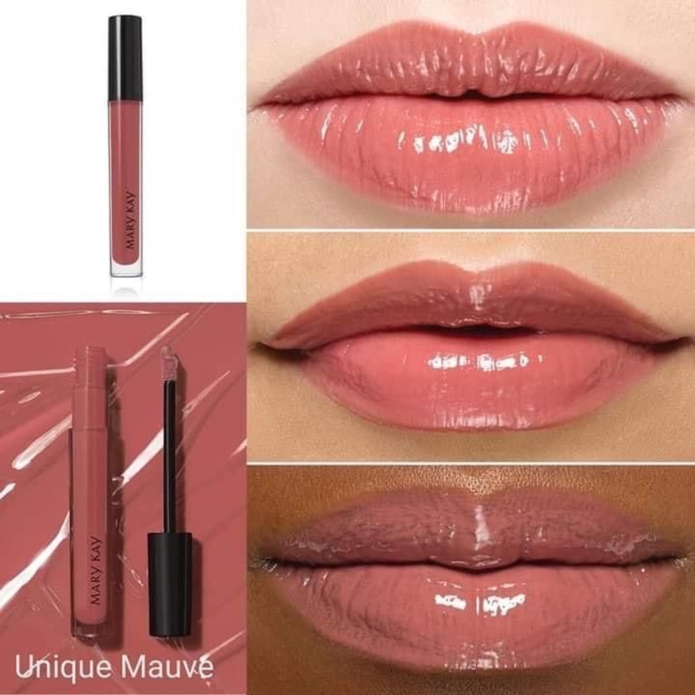 Uniquely mauve lip gloss